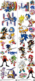 Anime-Inspired Art mixed-style heat transfer design set on a 23.5 by 53 inch sheet