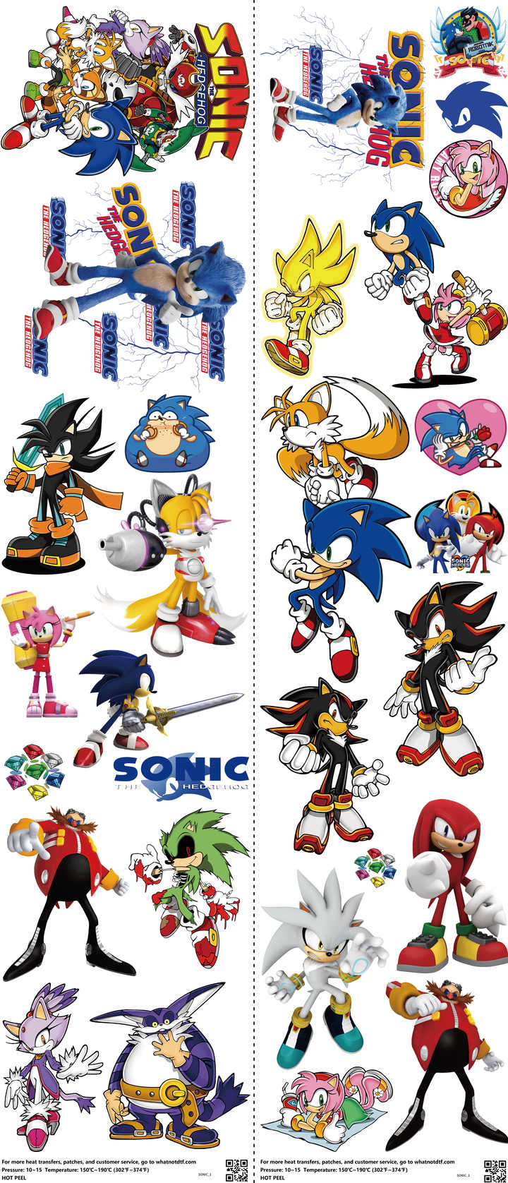 Anime-Inspired Art mixed-style heat transfer design set on a 23.5 by 53 inch sheet