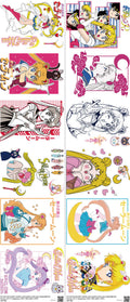 Anime-Inspired Art mixed-style heat transfer design set on a 23.5 by 53 inch sheet