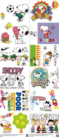 Classic Cartoon Style mixed-style heat transfer design set on a 23.5 by 53 inch sheet