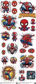 Hero-Inspired Art mixed-style heat transfer design set on a 23.5 by 53 inch sheet