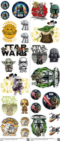 Screen-Inspired Art mixed-style heat transfer design set on a 23.5 by 53 inch sheet