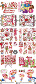 Kids Cartoon Style mixed-style heat transfer design set on a 23.5 by 53 inch sheet