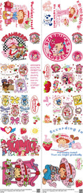 Kids Cartoon Style mixed-style heat transfer design set on a 23.5 by 53 inch sheet
