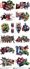 Hero-Inspired Art mixed-style heat transfer design set on a 23.5 by 53 inch sheet