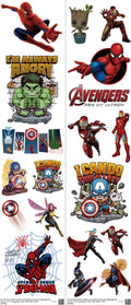 Hero-Inspired Art mixed-style heat transfer design set on a 23.5 by 53 inch sheet