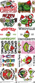 Screen-Inspired Art mixed-style heat transfer design set on a 23.5 by 53 inch sheet