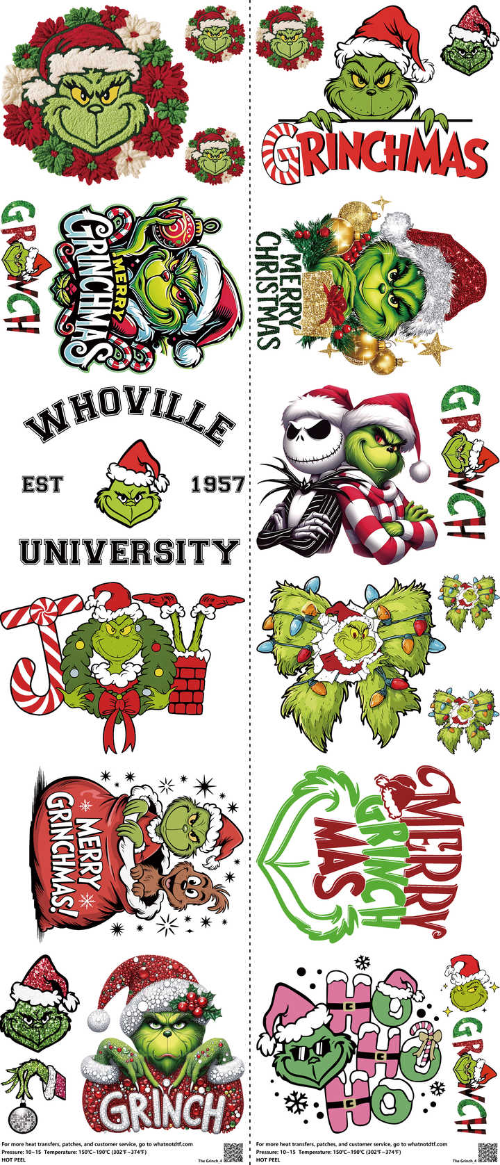 Screen-Inspired Art mixed-style heat transfer design set on a 23.5 by 53 inch sheet
