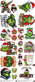 Screen-Inspired Art mixed-style heat transfer design set on a 23.5 by 53 inch sheet