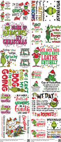 Screen-Inspired Art mixed-style heat transfer design set on a 23.5 by 53 inch sheet