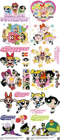 Classic Cartoon Style mixed-style heat transfer design set on a 23.5 by 53 inch sheet