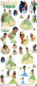 Family Animation Style mixed-style heat transfer design set on a 23.5 by 53 inch sheet