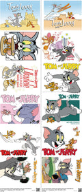 Classic Cartoon Style mixed-style heat transfer design set on a 23.5 by 53 inch sheet