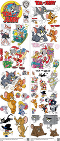Classic Cartoon Style mixed-style heat transfer design set on a 23.5 by 53 inch sheet