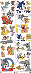 Classic Cartoon Style mixed-style heat transfer design set on a 23.5 by 53 inch sheet