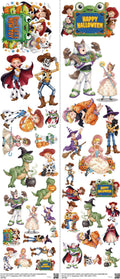 Family Animation Style mixed-style heat transfer design set on a 23.5 by 53 inch sheet