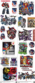Animated Art mixed-style heat transfer design set on a 23.5 by 53 inch sheet