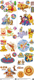 Animated Art mixed-style heat transfer design set on a 23.5 by 53 inch sheet