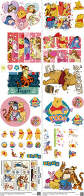 Animated Art mixed-style heat transfer design set on a 23.5 by 53 inch sheet