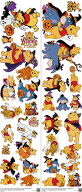 Animated Art mixed-style heat transfer design set on a 23.5 by 53 inch sheet