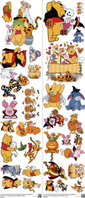 Animated Art mixed-style heat transfer design set on a 23.5 by 53 inch sheet