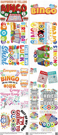 Kids Cartoon Style mixed-style heat transfer design set on a 23.5 by 53 inch sheet