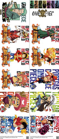 Anime-Inspired Art mixed-style heat transfer design set on a 23.5 by 53 inch sheet