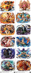 Anime-Inspired Art mixed-style heat transfer design set on a 23.5 by 53 inch sheet