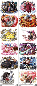 Anime-Inspired Art mixed-style heat transfer design set on a 23.5 by 53 inch sheet