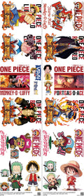 Anime-Inspired Art mixed-style heat transfer design set on a 23.5 by 53 inch sheet