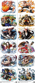 Anime-Inspired Art mixed-style heat transfer design set on a 23.5 by 53 inch sheet