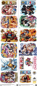 Anime-Inspired Art mixed-style heat transfer design set on a 23.5 by 53 inch sheet