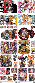 Anime-Inspired Art mixed-style heat transfer design set on a 23.5 by 53 inch sheet