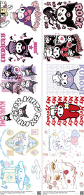 Cute Character Style mixed-style heat transfer design set on a 23.5 by 53 inch sheet