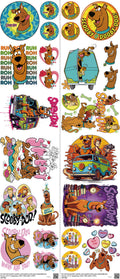 Classic Cartoon Style mixed-style heat transfer design set on a 23.5 by 53 inch sheet