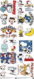 Classic Cartoon Style mixed-style heat transfer design set on a 23.5 by 53 inch sheet
