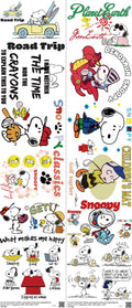 Classic Cartoon Style mixed-style heat transfer design set on a 23.5 by 53 inch sheet