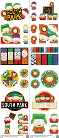 Classic Cartoon Style mixed-style heat transfer design set on a 23.5 by 53 inch sheet