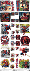 Hero-Inspired Art mixed-style heat transfer design set on a 23.5 by 53 inch sheet