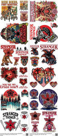Screen-Inspired Art mixed-style heat transfer design set on a 23.5 by 53 inch sheet