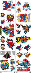 Hero-Inspired Art mixed-style heat transfer design set on a 23.5 by 53 inch sheet