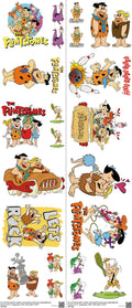 Classic Cartoon Style mixed-style heat transfer design set on a 23.5 by 53 inch sheet