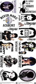 Screen-Inspired Art mixed-style heat transfer design set on a 23.5 by 53 inch sheet