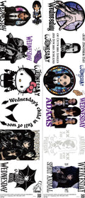 Screen-Inspired Art mixed-style heat transfer design set on a 23.5 by 53 inch sheet