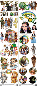 Screen-Inspired Art mixed-style heat transfer design set on a 23.5 by 53 inch sheet