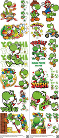 Anime-Inspired Art mixed-style heat transfer design set on a 23.5 by 53 inch sheet