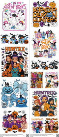 Music-Inspired Art mixed-style heat transfer design set on a 23.5 by 53 inch sheet
