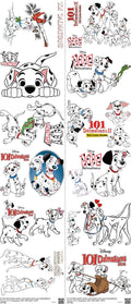 Loyal Dog mixed-style heat transfer design set on a 23.5 by 53 inch sheet