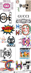 Streetwear Style mixed-style heat transfer design set on a 23.5 by 53 inch sheet
