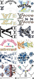 Streetwear Style mixed-style heat transfer design set on a 23.5 by 53 inch sheet